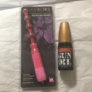 PLEASURE BEADS and lube